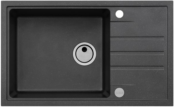 Мойка для кухни Alveus Intermezzo 130 Carbon G91, клапан-автомат