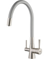 Смеситель для кухни Lemark Comfort LM3075BN-Silver