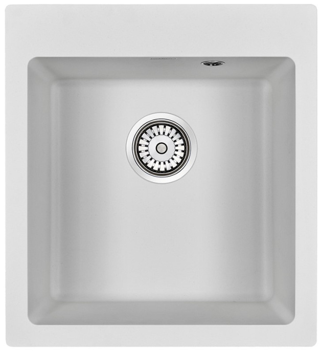 Мойка для кухни Paulmark Kante 45/Zemar PM104651-WH белый