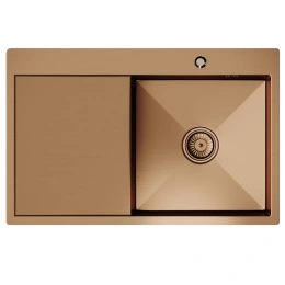Мойка для кухни  MIXLINE PRO 78х50 чаша правая бронза