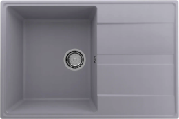 Мойка для кухни Ulgran Quartz Prima 750 бетон