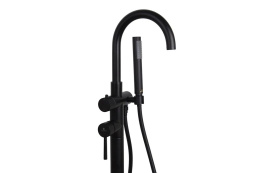 Смеситель напольный для ванны KAISER Merkur 26282-2 Matt Black