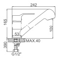 Смеситель для кухни Ledeme H63 L6063