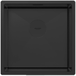 Мойка для кухни Paulmark Next 44 UNI PM214444-MBN матовый черный NANO PVD