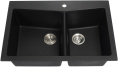 Мойка для кухни Kraus KGD-430B Black Onyx