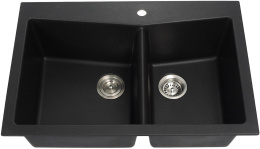 Мойка для кухни Kraus KGD-430B Black Onyx