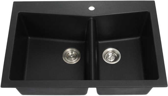 Мойка для кухни Kraus KGD-430B Black Onyx