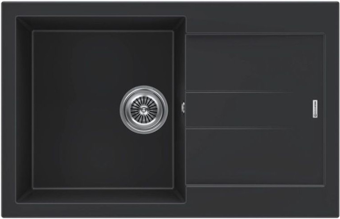Мойка для кухни KuchenStern Plat 50 a-Granit 206BL20 черный