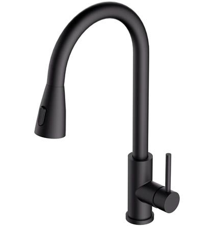 Смеситель для кухни Alveus Primrose-PS Black Matt