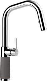 Смеситель Schock SC-530-D Cristadur серебристый камень/хром