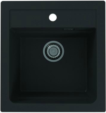 Мойка для кухни Alveus Atrox 20 Carbon G91, клапан-автомат