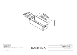 Коландер Kantera Cayman COR-53 - BP / Black Pearl