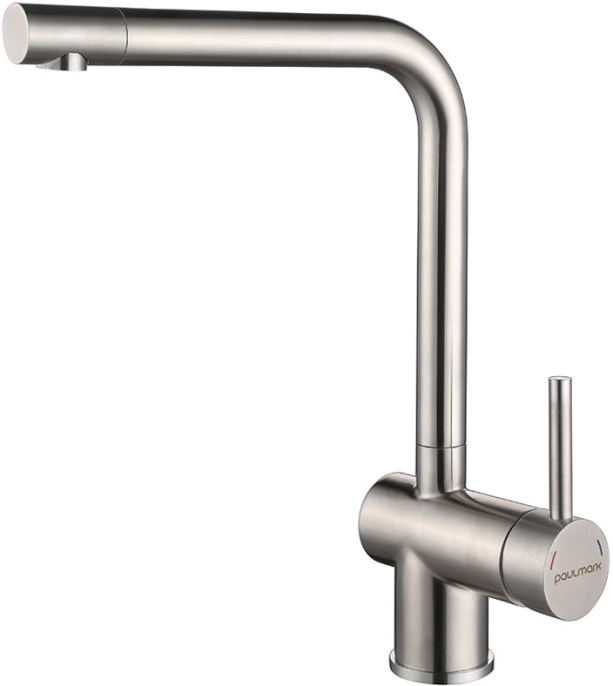Смеситель для кухни Paulmark SpringSp212067-BS нержавеющая сталь