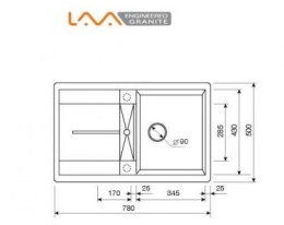 Мойка для кухни Lava L.6 чёрный