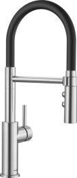 Смеситель для кухни Blanco Catris-S Flexo PVD Steel нерж. сталь