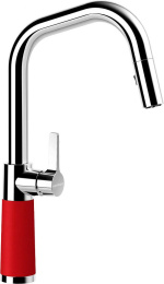 Смеситель Schock SC-530-D красный/хром