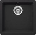 Мойка для кухни Schock Quadro 50U Cristalite подстольный монтаж неро