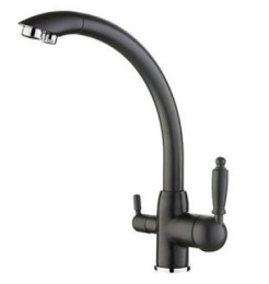 Смеситель для кухни Ledeme H55 L4455F-3 черный