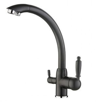 Смеситель для кухни Ledeme H55 L4455F-3 черный