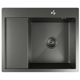 Мойка для кухни MIXLINE PRO 60х50 правя чаша графит