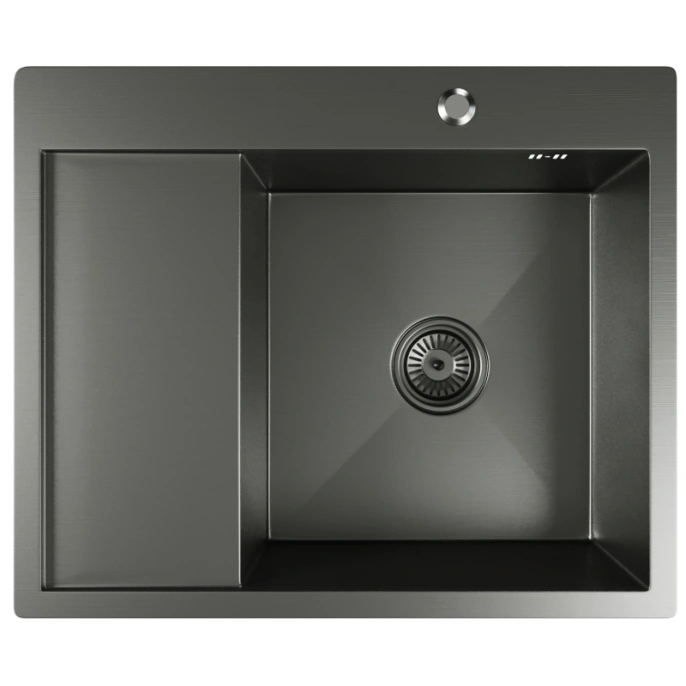 Мойка для кухни MIXLINE PRO 60х50 правя чаша графит