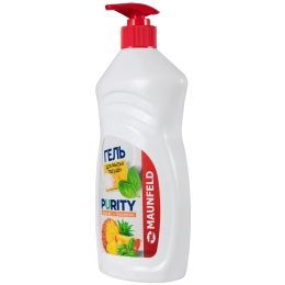 Гель для мытья посуды Maunfeld Purity Ананас и базилик 450г MDL450PD с дозатором