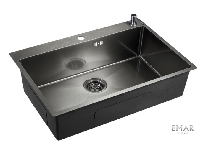 Мойка для кухни EMAR EMB-125A Nano Dark