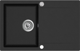 Мойка для кухни Teka Clivo 45 B-TQ black metallic, клапан-автомат