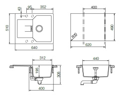 Мойка Schock Manhattan 40D Cristalite альпака