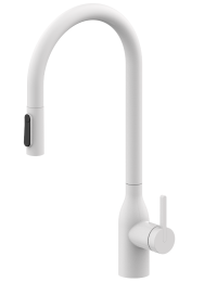 Смеситель для кухни Paulmark Universal Un213880-431/WH белый матовый