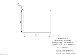 Мойка для кухни Reginox Miami 50x40 Cooper 3,5" PVD(R30738)