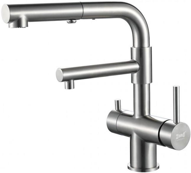 Смеситель для кухни Zorg SZR-3216 Inox