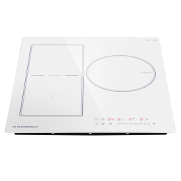Индукционная варочная панель с объединением зон Bridge Induction MAUNFELD CVI453SBWH Inverter
