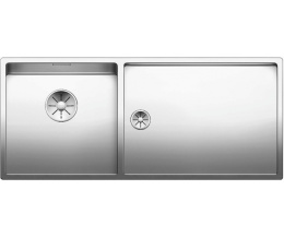 Мойка Blanco Claron 400/550-T-U нерж. сталь чаша слева, зеркальная полировка, InFino