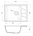 Мойка для кухни GranFest VERTEX 680L терракот