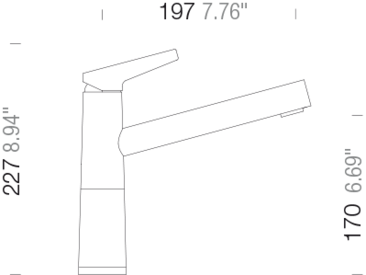 Смеситель Schock SC-510 Cristalite эверест/хром