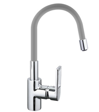 Смеситель для кухни Frap H53 F4253-W07  серый
