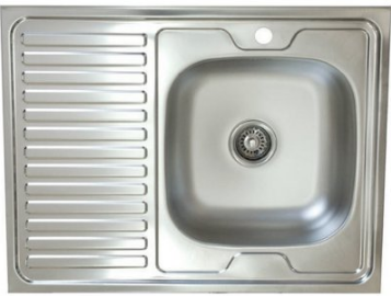Мойка для кухни накладная Ledeme L98060-08R глянцевая
