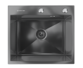 Мойка для кухни Ulgran STEEL 500x450 черный
