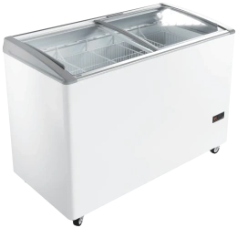 КОММЕРЧЕСКИЙ МОРОЗИЛЬНЫЙ ЛАРЬ HAIER SD-416AELUA С ПОДСВЕТКОЙ