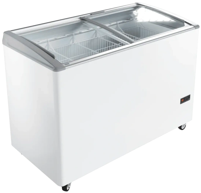 КОММЕРЧЕСКИЙ МОРОЗИЛЬНЫЙ ЛАРЬ HAIER SD-416AELUA С ПОДСВЕТКОЙ