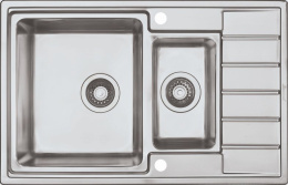 Мойка для кухни Eco Roma Seaman SMR-7850B, клапан автомат