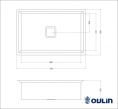 Мойка для кухни Oulin OL-FU113