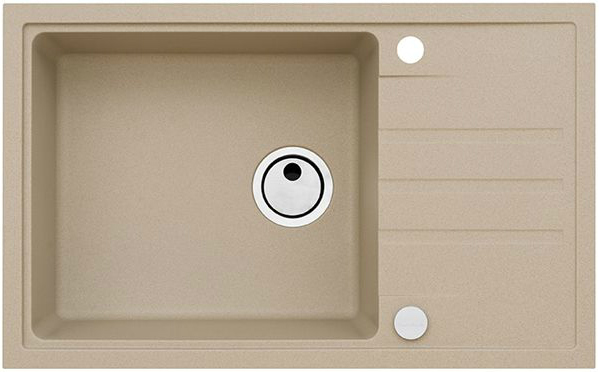 Мойка для кухни Alveus Intermezzo 130 Beige G55, клапан-автомат