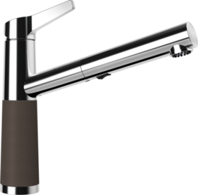 Смеситель Schock SC-510-D Cristalite мокка/хром