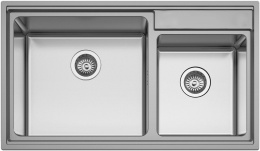 Мойка для кухни Seaman Eco Roma SMR-8650B, без отверстий