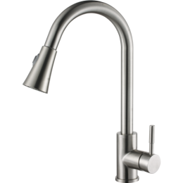 Смеситель для кухни Melana F8110 нерж.сталь