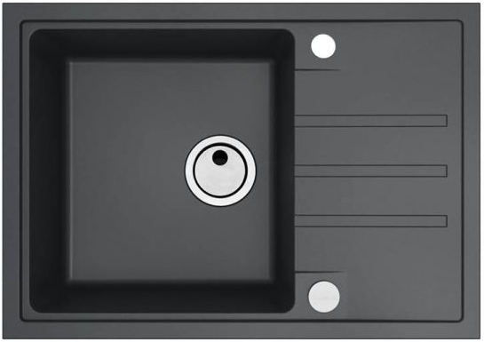 Мойка для кухни Alveus Intermezzo 40 Carbon G91, клапан-автомат