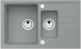 Мойка для кухни Alveus Intermezzo 70 Concrete G81, клапан-автомат
