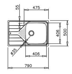 Мойка для кухни Teka Universe 50 T-XP 1B 1D MAX Polished